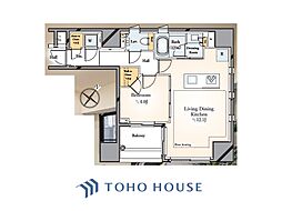 パークリュクス銀座8丁目mono 1LDKの間取図画像
