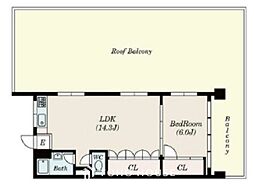 間取図画像 1LDK