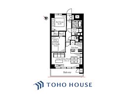 東建池袋要町マンション 2LDKの間取図画像