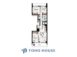 シーアイマンション桜上水 3LDKの間取図画像