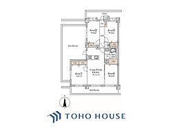 サンティール三鷹ノースウイング 4LDKの間取図画像