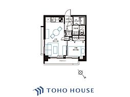 三田シャスターマンション 1LDKの間取図画像