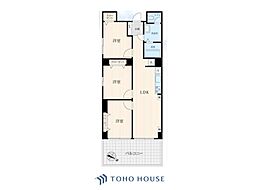 南駅前ビル 3LDKの間取図画像