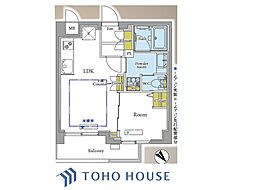 KIST原宿 1LDKの間取図画像