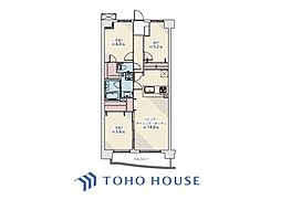 モア・クレスト小竹向原 2SLDKの間取図画像