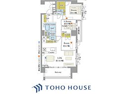 パークホームズ南大塚 2SLDKの間取図画像