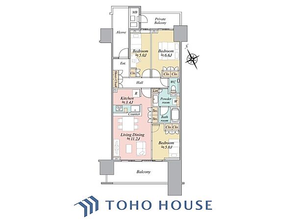 間取りを拡大表示