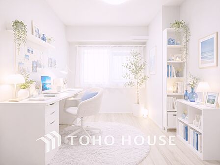 【PRIVATE ROOM】※この画像の家具の配置には、生成AIによる加工を施しております。なお、家具や調度品は、販売価格に含まれません。