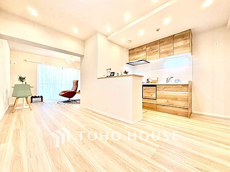 【リビング】オンもオフも切り替えやすい家族の時間を大切にできる場。