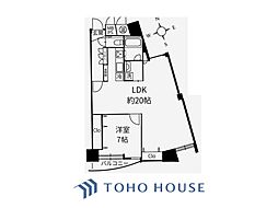 シャンボール北新宿 1LDKの間取図画像