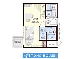 プライム赤坂 ワンルームの間取図画像