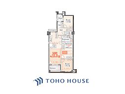 ブランズ牛込柳町 2LDKの間取図画像