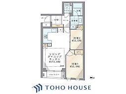 オーベル目白アヴァンタージュ 2LDKの間取図画像