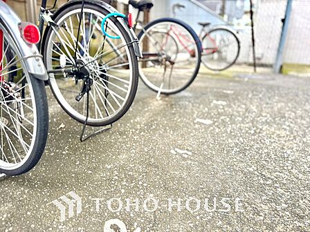 【BICYCLE PAEKING LOT】◆駐輪場◆快適な生活には欠かせない自転車。開放的な駐輪場がございます。