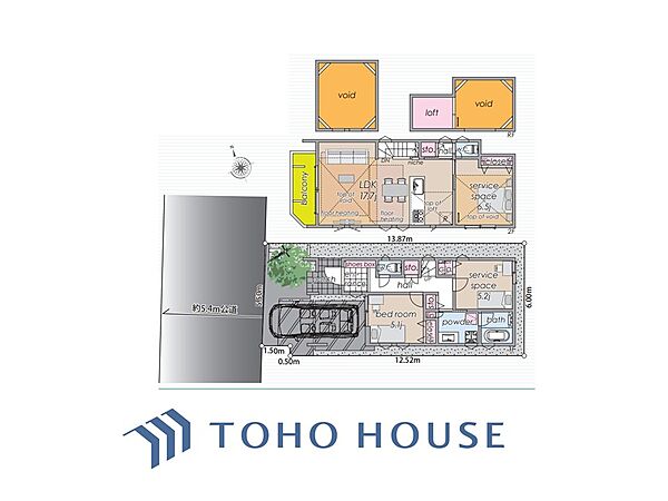 間取りを拡大表示