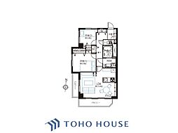 中田ビル新宿サマリヤマンション 2LDKの間取図画像