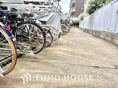 【BICYCLE PAEKING LOT】◆駐輪場◆快適な生活には欠かせない自転車。開放的な駐輪場がございます。