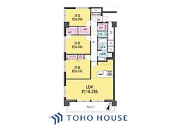 成宗マンション 3LDKの間取図画像