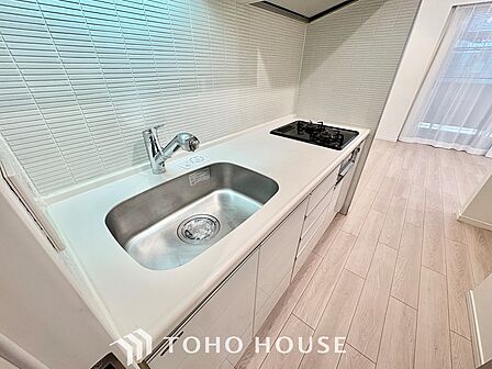 【KITCHEN】◆家族のおはよう◆の声を笑顔で迎えてあげられるシステムキッチン。朝ごはんが楽しみでちょっと早起きしたくなるんです。