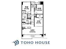 常盤台ガーデンソサエティ 3LDKの間取図画像