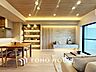 リビング/ダイニング：【LIVING】◆眩い◆光が燦々と入り、家族の笑顔を照らす。「いつまでも続いて」と願う夢のような毎日がここにある。