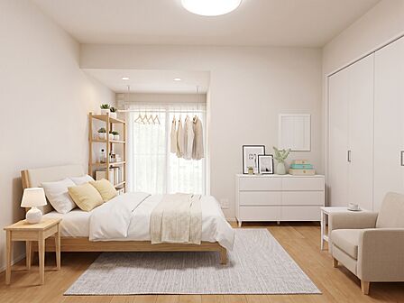 【PRIVATE ROOM】※この画像の家具の配置には、生成AIによる加工を施しております。なお、家具や調度品は、販売価格に含まれません。