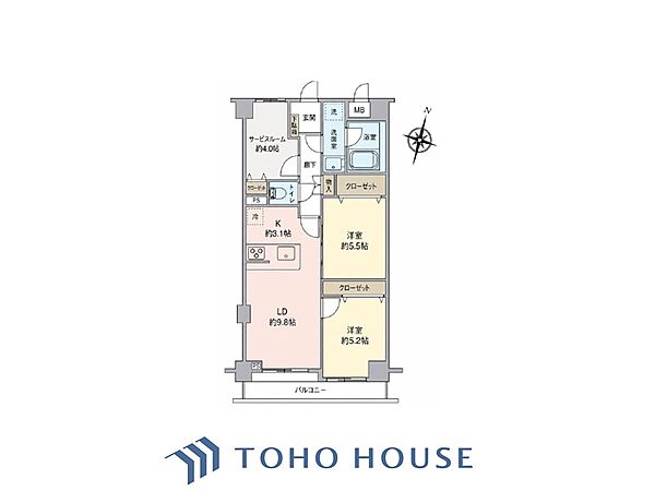 間取りを拡大表示