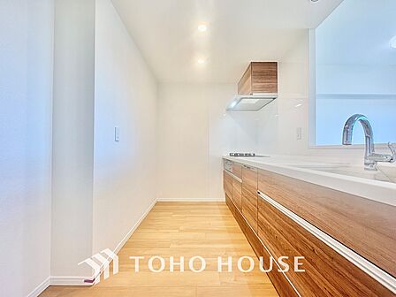 【KITCHEN】◆家族のおはよう◆の声を笑顔で迎えてあげられるシステムキッチン。朝ごはんが楽しみでちょっと早起きしたくなるんです。