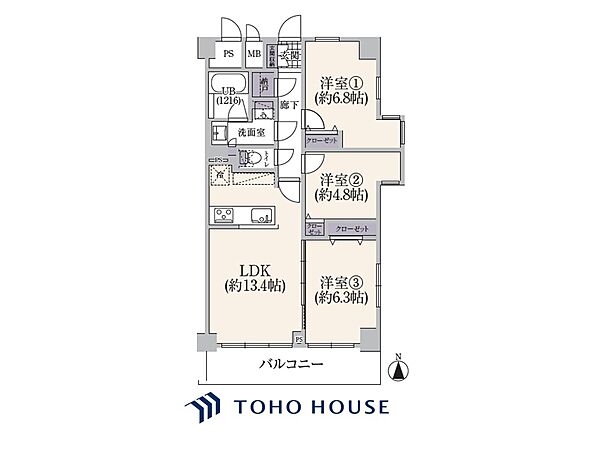 間取りを拡大表示