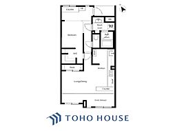 ヴィーナ・パルテール渋谷ウエスト 1LDKの間取図画像
