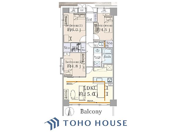 間取りを拡大表示