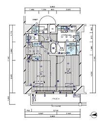 東京メトロ日比谷線 入谷駅 徒歩10分の賃貸マンション 5階1LDKの間取り