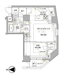 レアライズ浅草4 1LDKの間取図画像