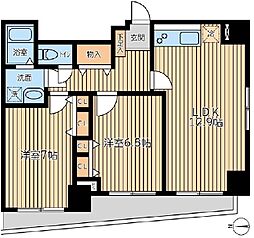 フローレンス森山 2LDKの間取図画像