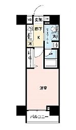 ステージグランデ上野 1Kの間取図画像