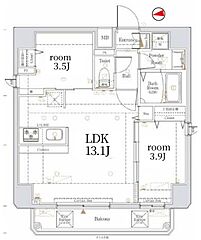 物件の間取り
