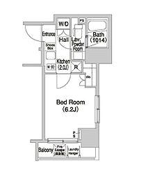 コンフォリア押上 1Kの間取図画像
