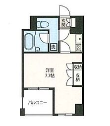 エスティメゾン浅草駒形 1Kの間取図画像