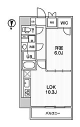 レオーネ南千住2 1LDKの間取図画像