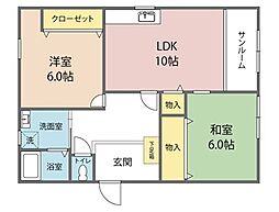 ヴァンベールC棟 1階