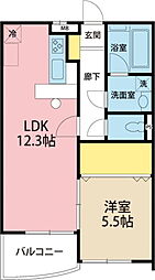 間取図画像 1LDK