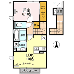 トレゾール森田 2階