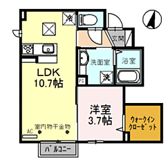 物件の間取り