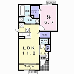 物件の間取り