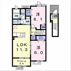 物件の間取り