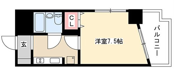 ライオンズマンション撞木 1009｜愛知県名古屋市東区泉３丁目(賃貸マンション1K・10階・23.11㎡)の写真 その2