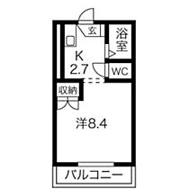 ヘーベルエスパスV A棟 305 ｜ 愛知県名古屋市中川区高畑４丁目（賃貸マンション1K・3階・26.59㎡） その2