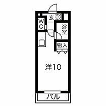 キャスティルI 205 ｜ 愛知県名古屋市中村区城屋敷町１丁目（賃貸アパート1R・2階・23.97㎡） その2