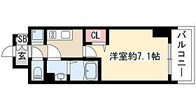 プレサンス桜通ベルノ 1302 ｜ 愛知県名古屋市東区代官町（賃貸マンション1K・13階・23.25㎡） その2