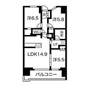 プラウド高岳 402 ｜ 愛知県名古屋市東区相生町（賃貸マンション3LDK・4階・70.24㎡） その2